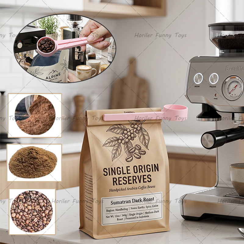 Coffee Tea Spoon - Coffee Spoons With Bag Clips, Food-Grade