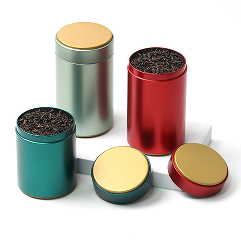 Coffee Tea Sugar Container Set - Portable Tea Box Solid Color Tea