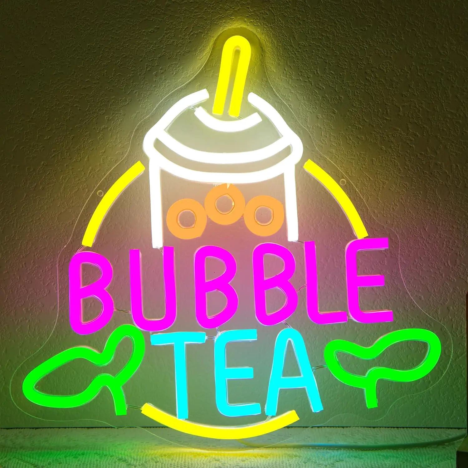 Coffee Tea Neon Sign - Bubble Tea Neon Sign USB Power