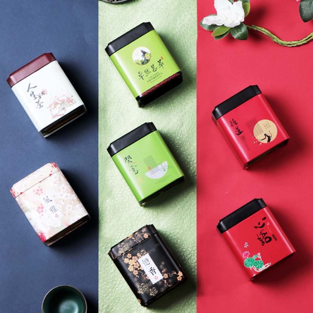 Coffee Tea Sugar Container Set - Mini Small Kitchen Storage Sealed Canister