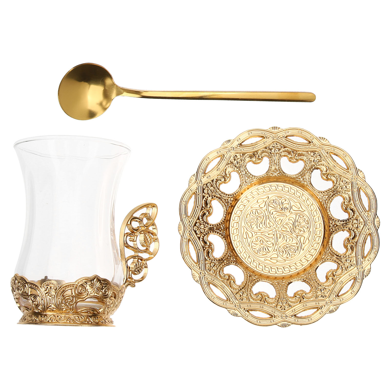 Coffee Tea Spoon - 1Set Glass Coffee Cup Set Premium