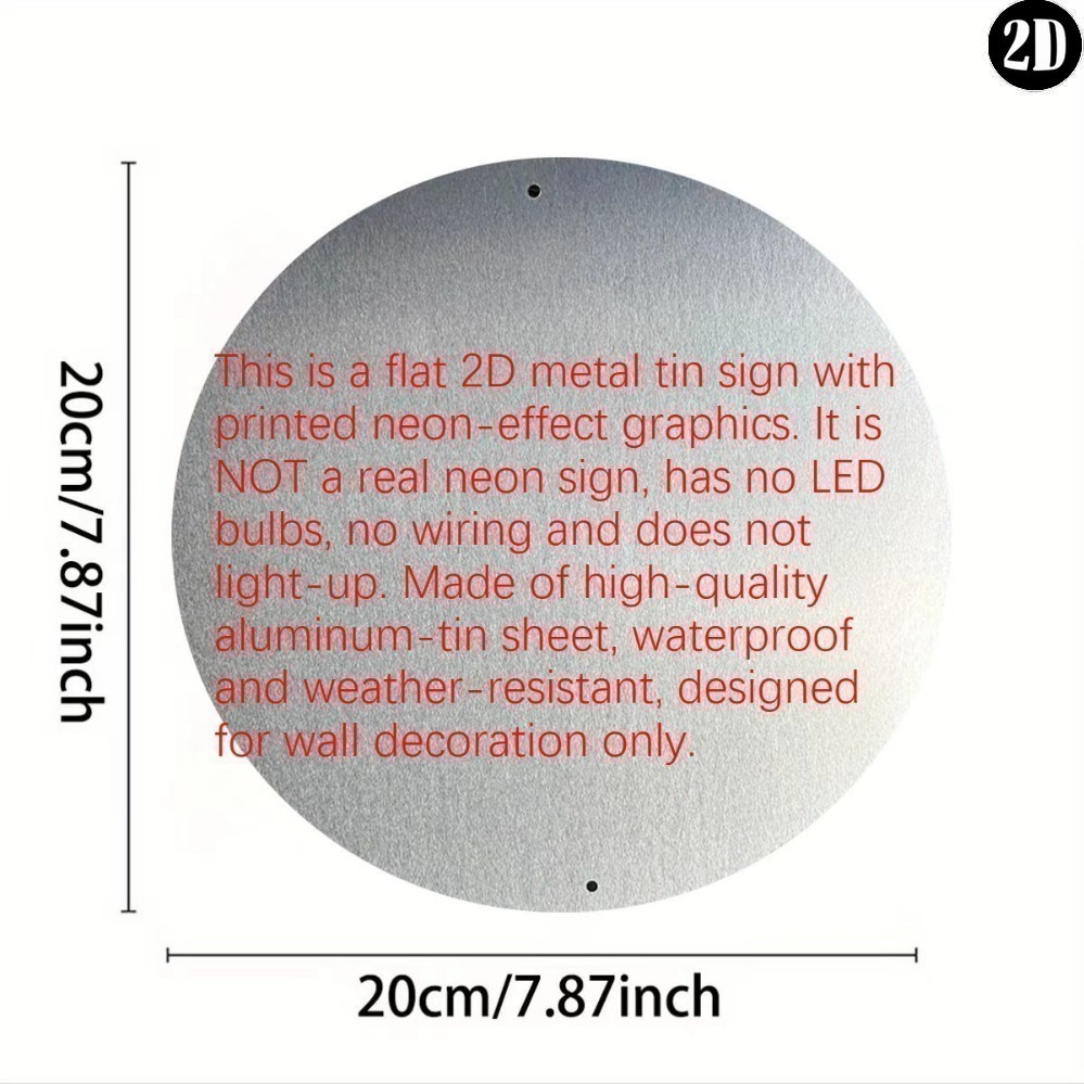 Round Metal Tin Sign Coffee &  - огляд і ціна Coffee Tea Neon Sign