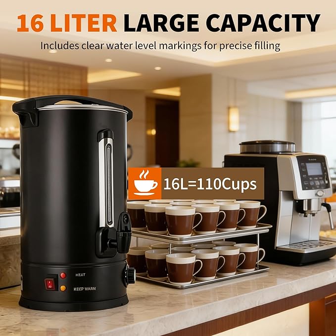 14/16 L Cups Coffee Urn, Comme - огляд і ціна Coffee Tea Urn