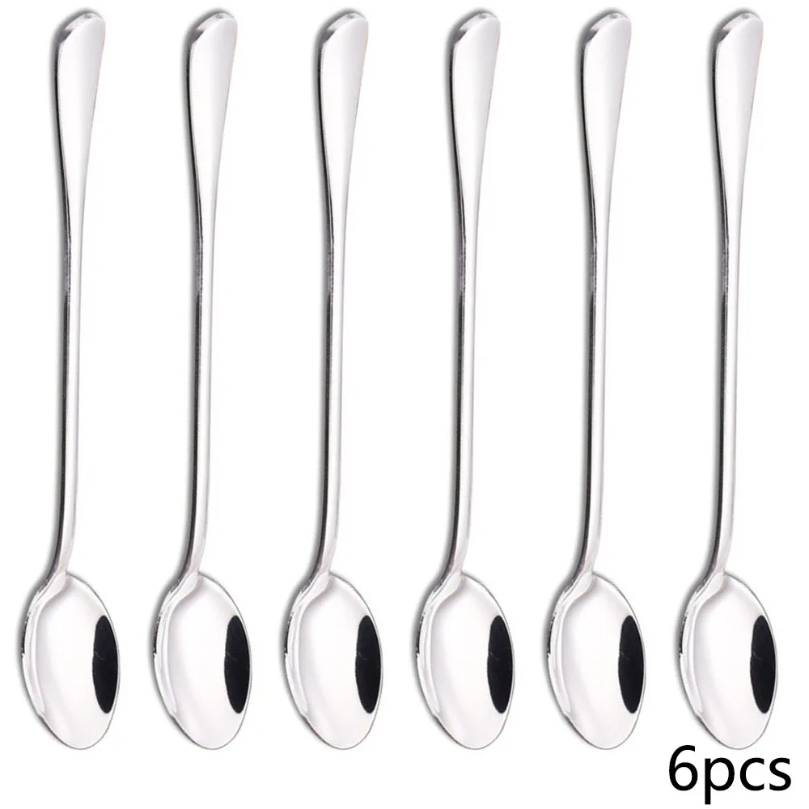 6PC Stainless Steel Coffee Spo - огляд і ціна Coffee Tea Spoon