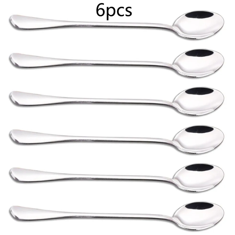 6PC Stainless Steel Coffee Spo - огляд і ціна Coffee Tea Spoon