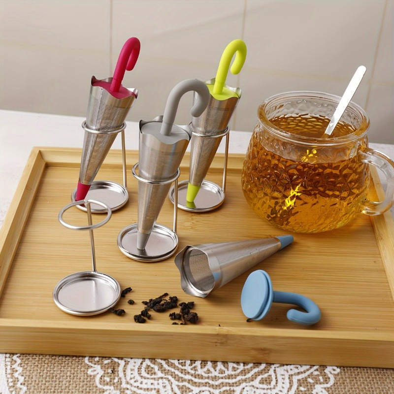 1pc Reusable Umbrella Tea Infu - огляд і ціна Coffee Tea Infusion