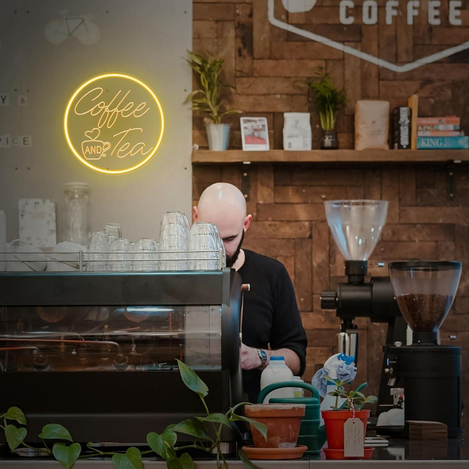 Coffee And Tea Neon Sign USB D - огляд і ціна Coffee Tea Neon Sign