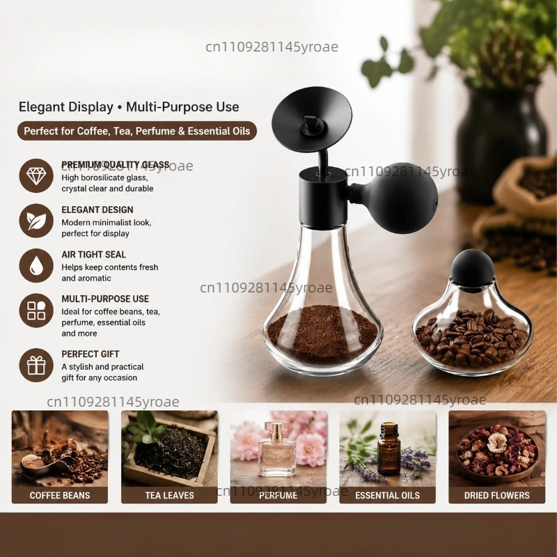 Glass Aroma Sample Bottle Coff - огляд і ціна Coffee And Tea Glass