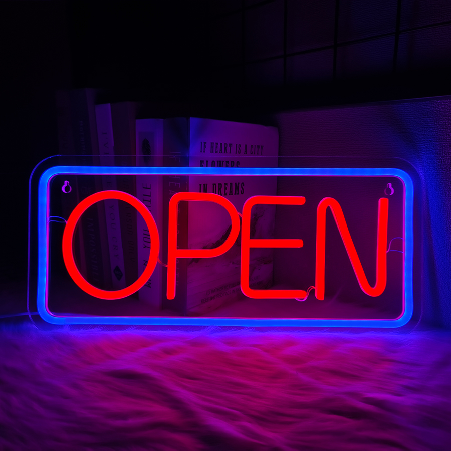Open Neon Sign, Large Business - огляд і ціна Coffee Tea Neon Sign