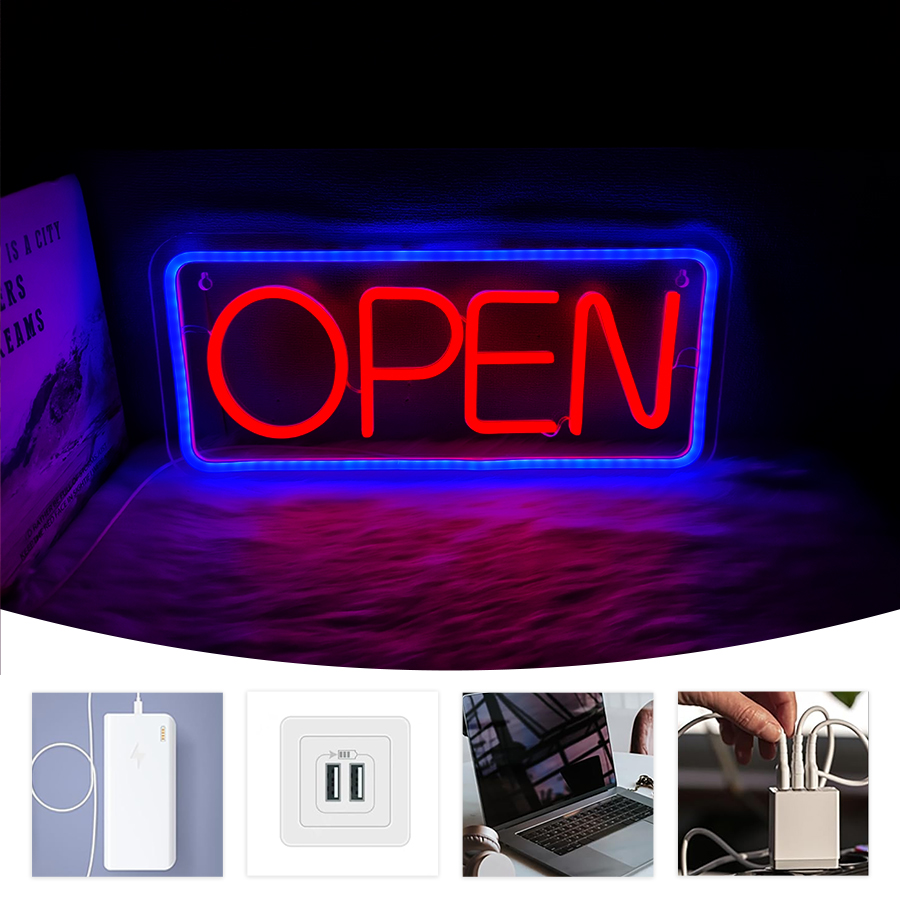 Open Neon Sign, Large Business - огляд і ціна Coffee Tea Neon Sign