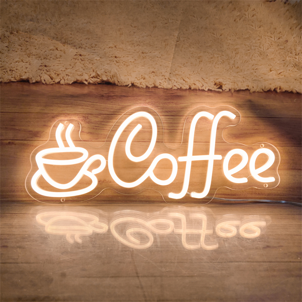 LED Coffee Neon Sign USB Power - огляд і ціна Coffee Tea Neon Sign