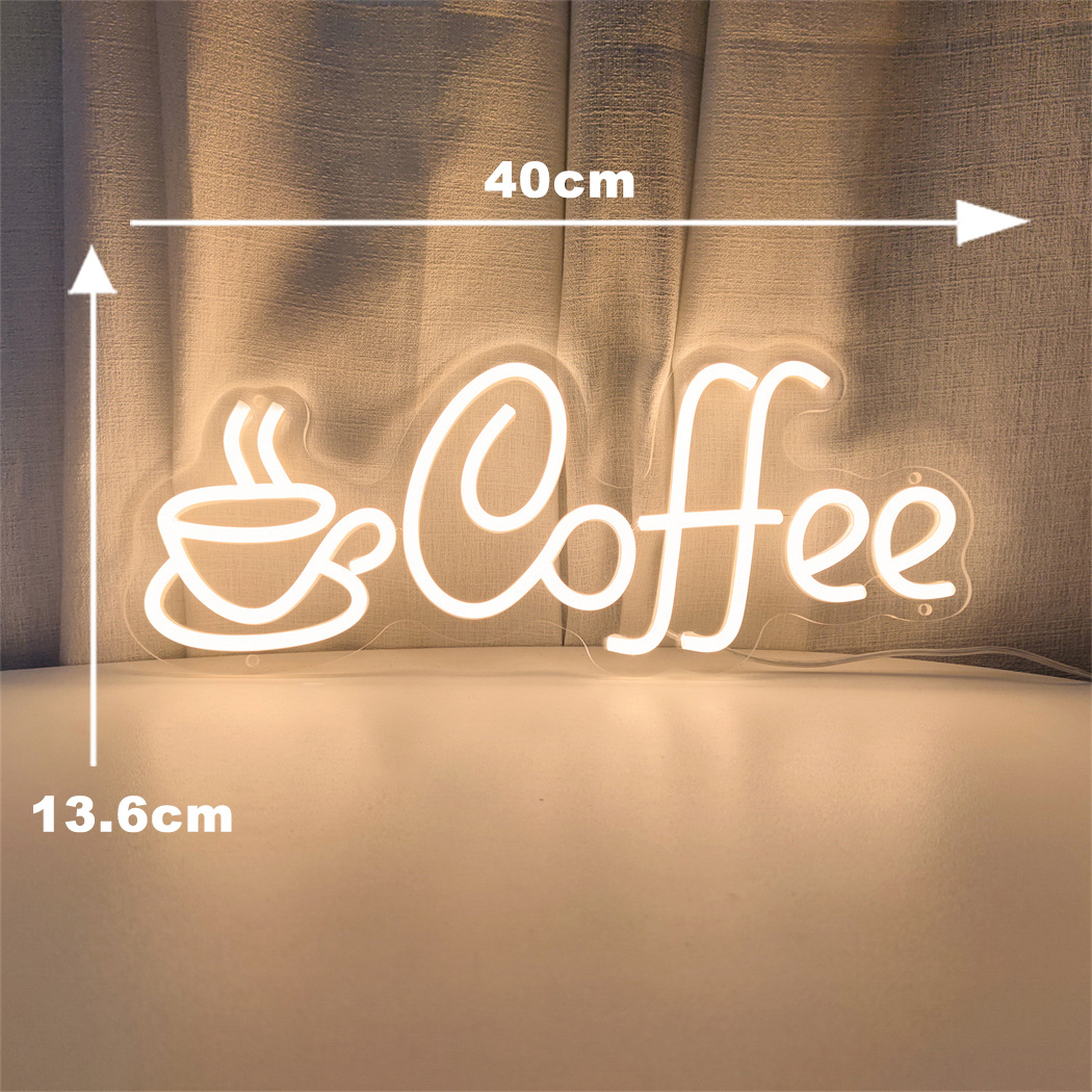 LED Coffee Neon Sign USB Power - огляд і ціна Coffee Tea Neon Sign