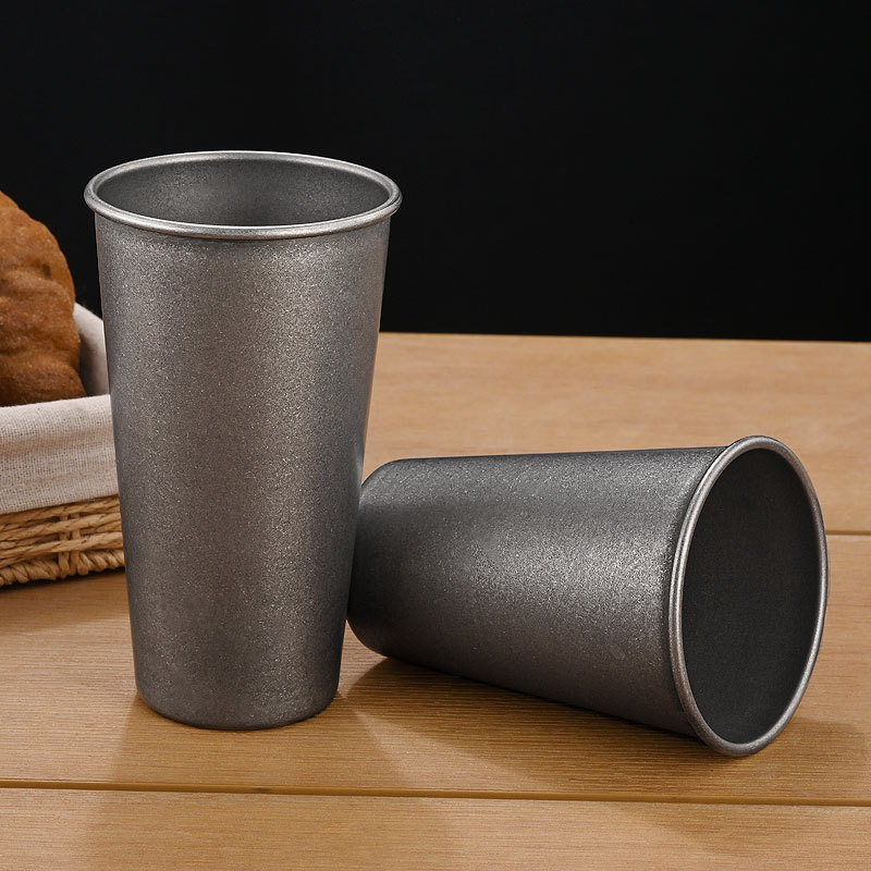 Retro Silver Stainless Steel D - огляд і ціна Mug Tea Coffee