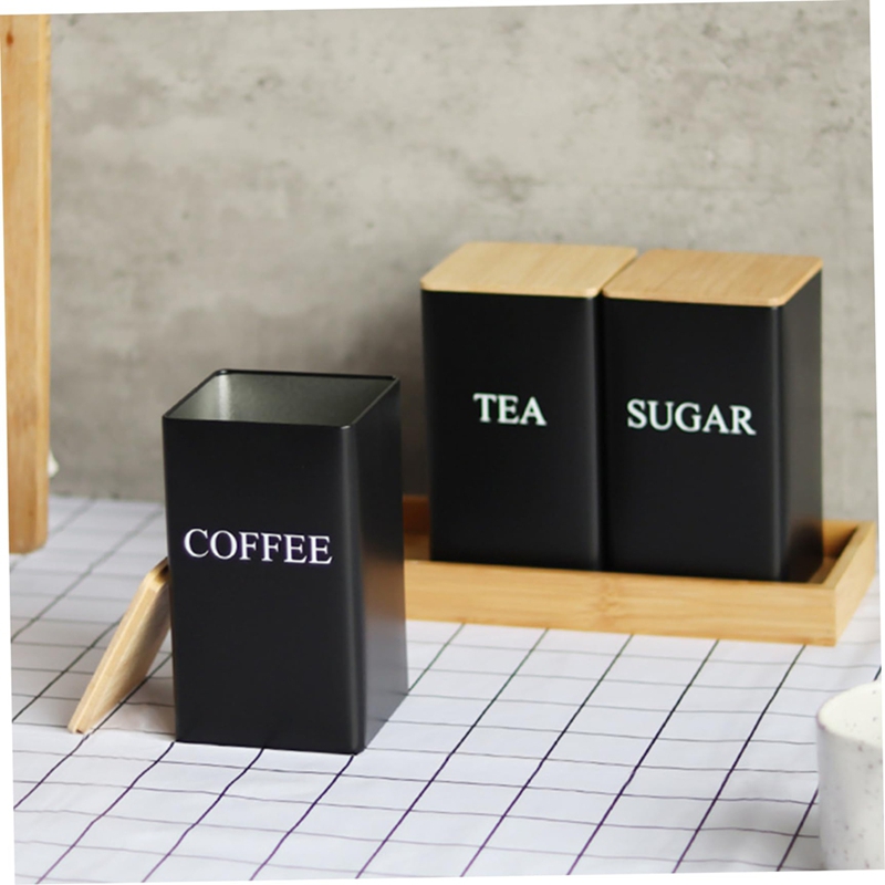 3PCS Set Tea Coffee Sugar Cani - огляд і ціна Coffee Tea Sugar Container Set