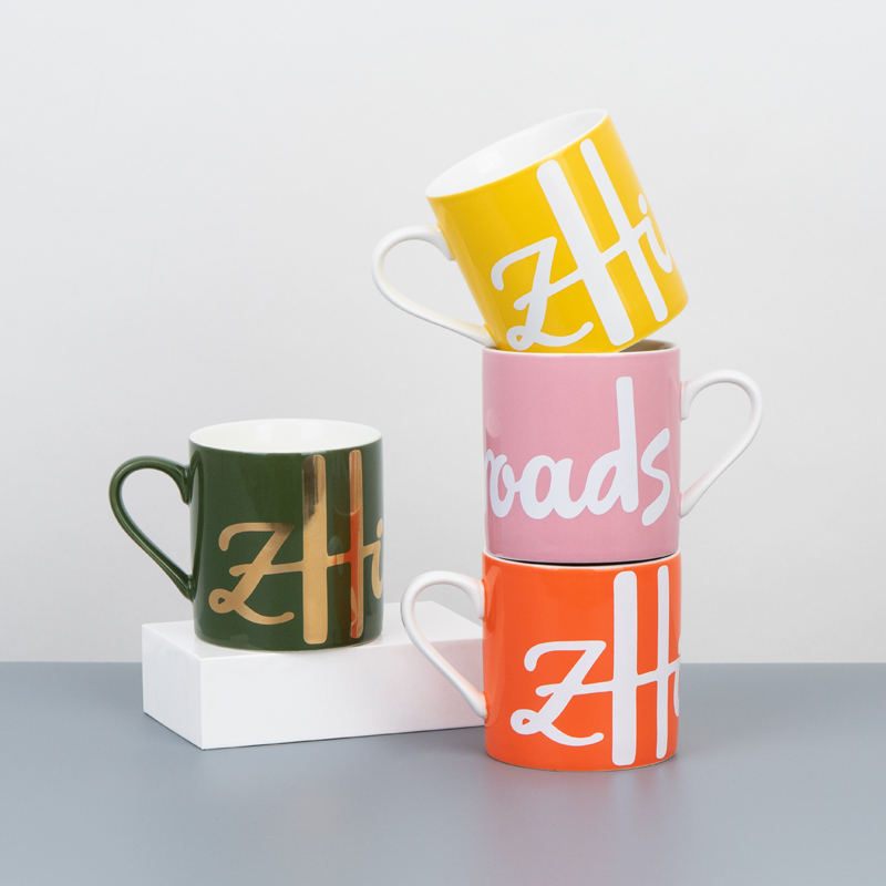 Luxury Bone China Coffee Mug E - огляд і ціна Coffee Tea Green