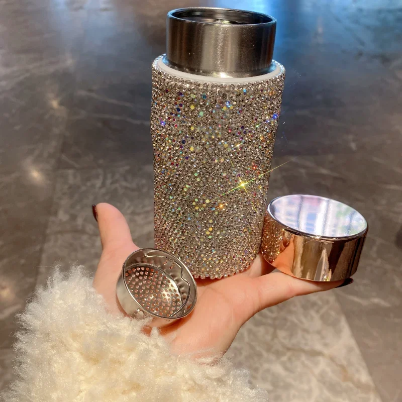 Bling Portable Thermos Cup wit - огляд і ціна Coffee Tea Infusion