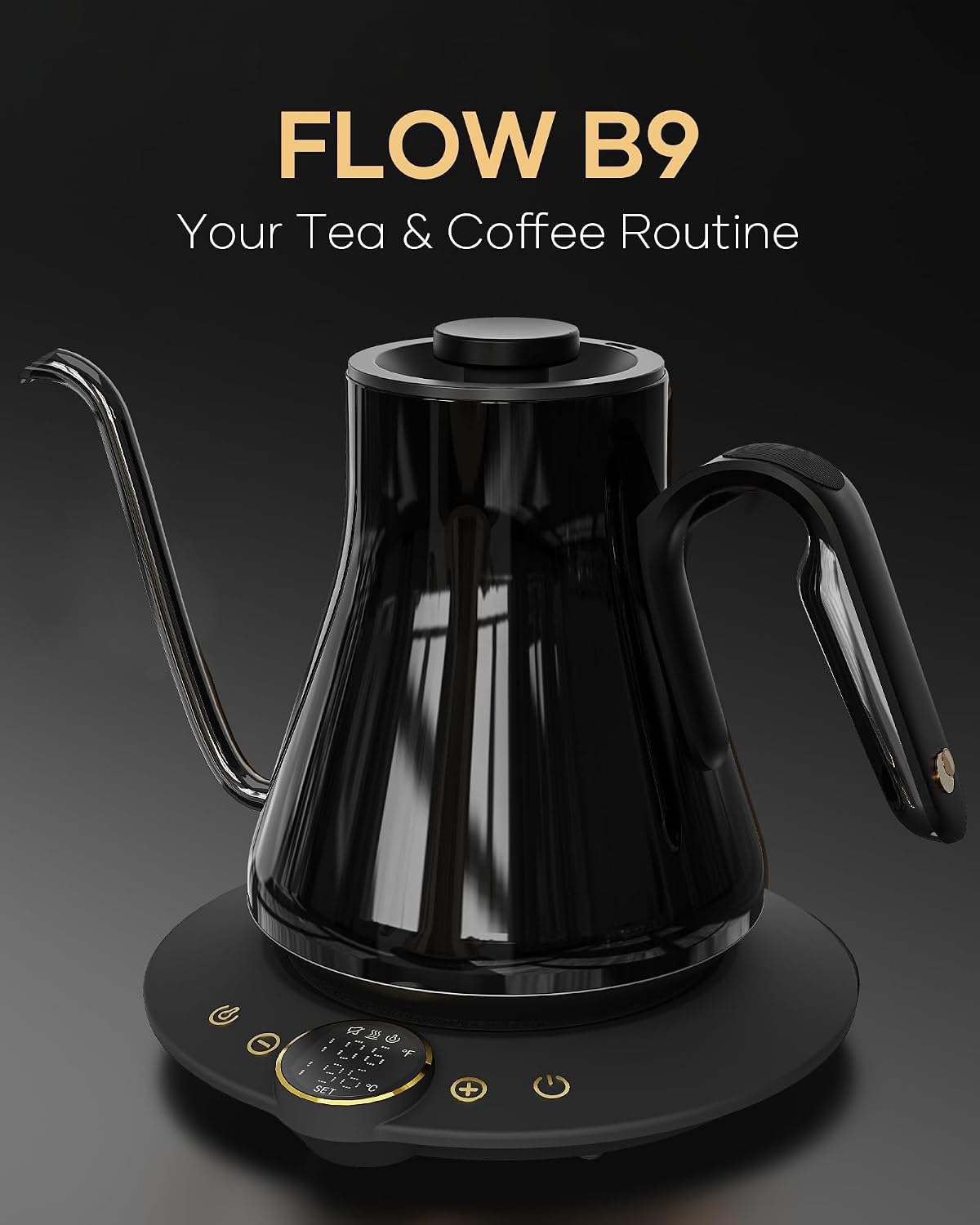 Gooseneck Electric Kettle, ±1° - огляд і ціна Coffee Tea Brew