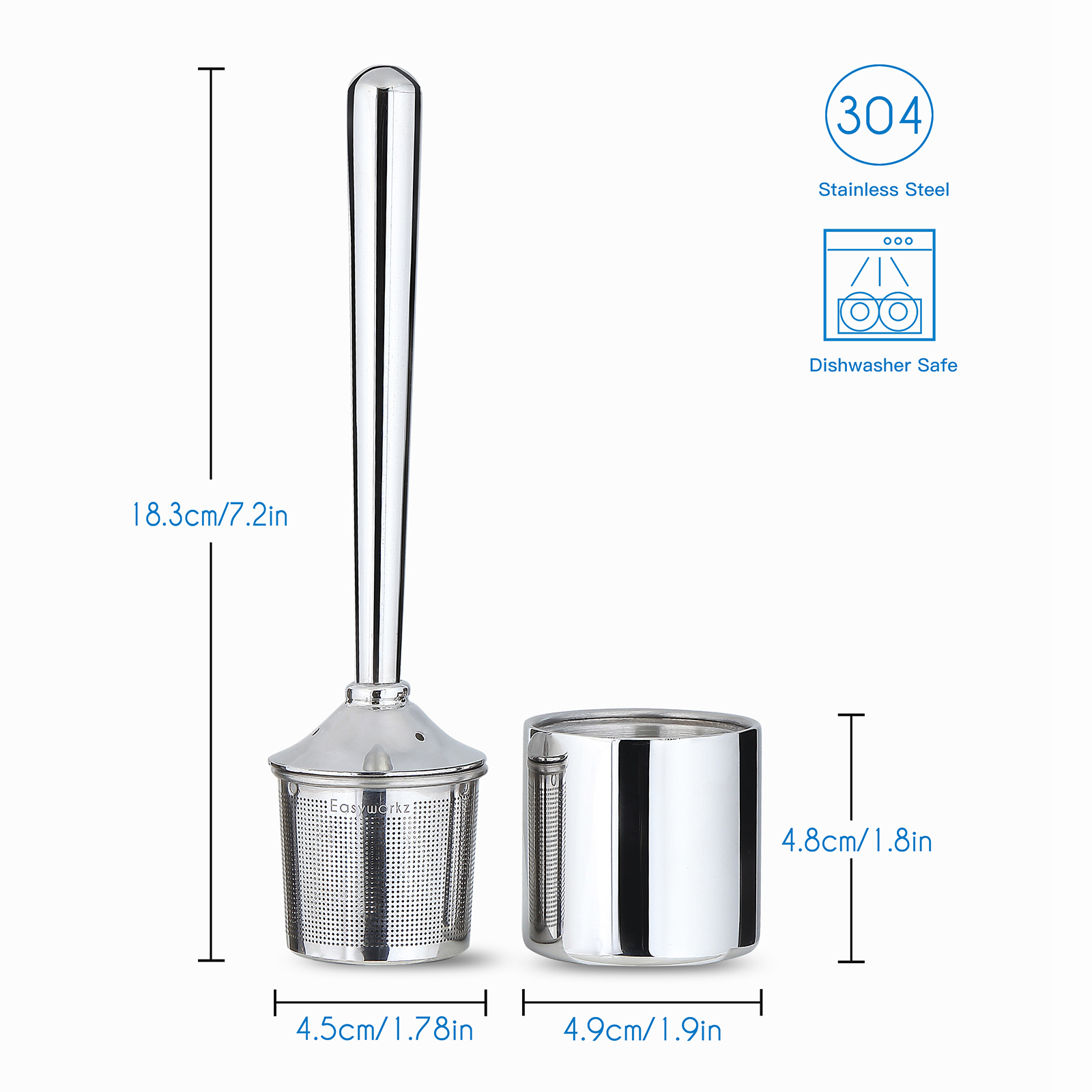 Easyworkz Stainless Steel Tea  - огляд і ціна Coffee Tea Infusion