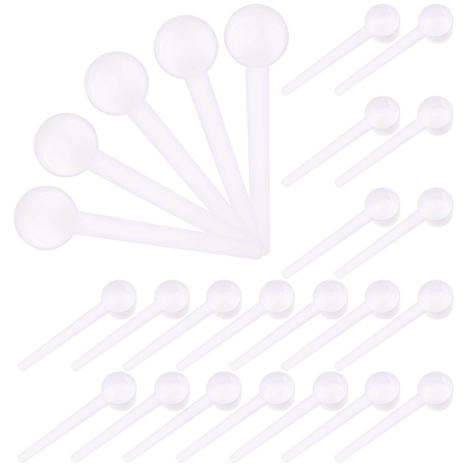100Pcs 5G Plastic Measuring Sp - огляд і ціна Coffee Tea Spoon
