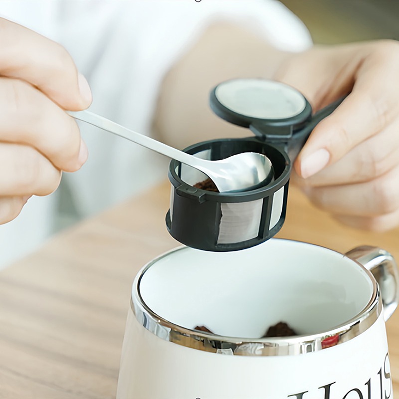 1PC Coffee Capsule Powder Filt - огляд і ціна Coffee Tea Spoon