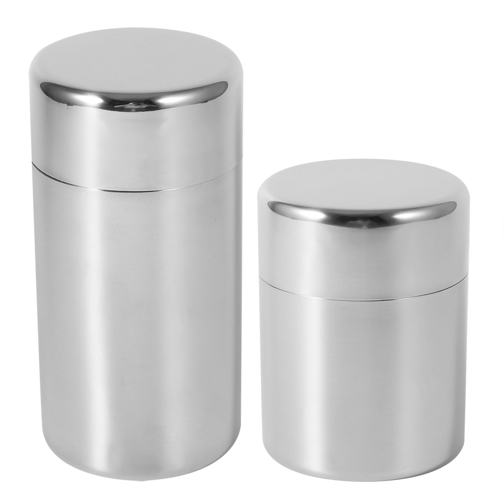 Stainless Steel Tea Leaf Tins  - огляд і ціна Coffee Tea Sugar Container Set