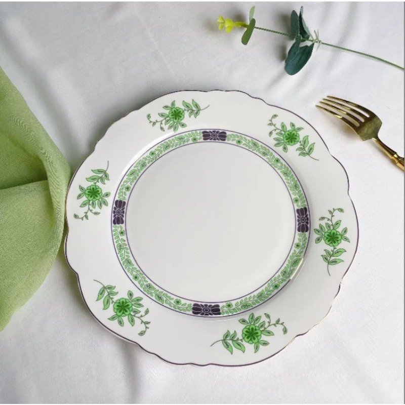 Vintage Green Floral Porcelain - огляд і ціна Coffee Tea Green