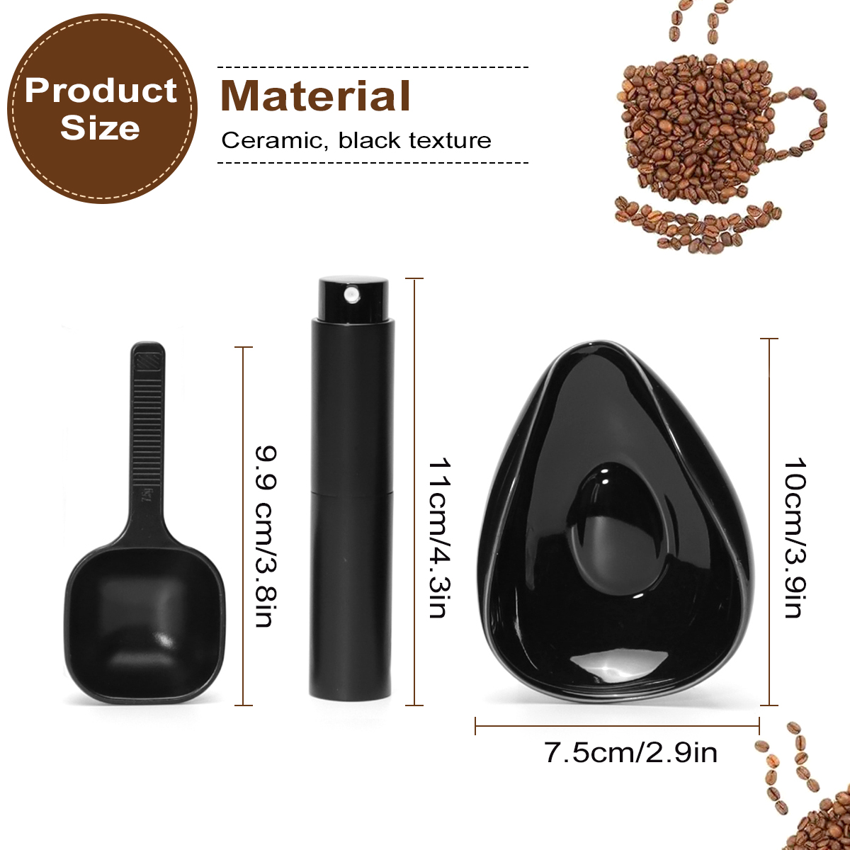 Leeseph Coffee Bean Dosing Cup - огляд і ціна Tea Coffee Pot Set