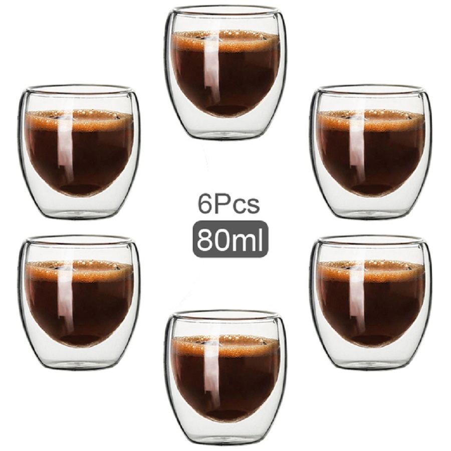 Double Walled Glass Coffee Mug - огляд і ціна Tea Coffee Pot Set