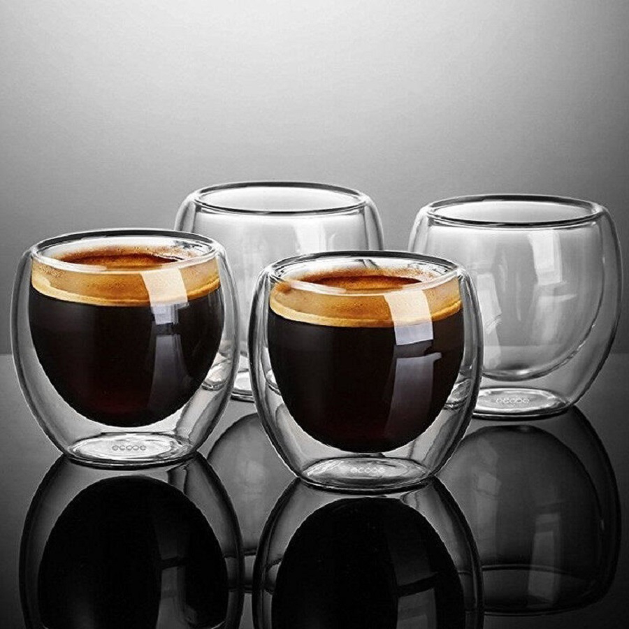 Double Walled Glass Coffee Mug - огляд і ціна Tea Coffee Pot Set