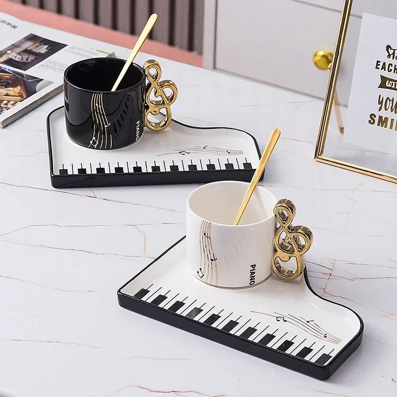 200ml Creative Piano Coffee Mu - огляд і ціна Coffee Tea Spoon