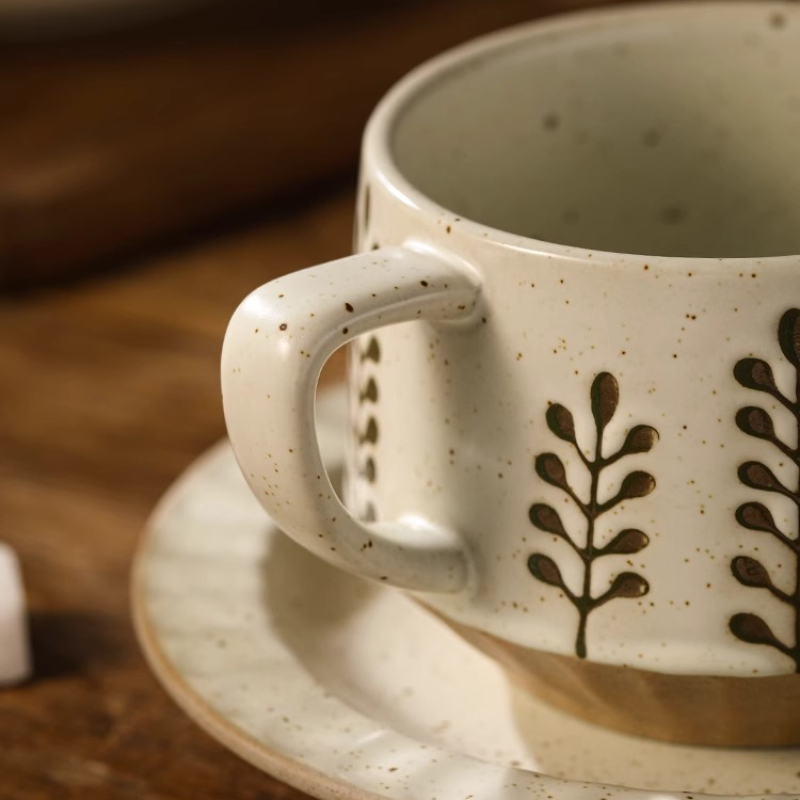 Retro Ceramic Cup Coarse Potte - огляд і ціна Tea Coffee Pot Set