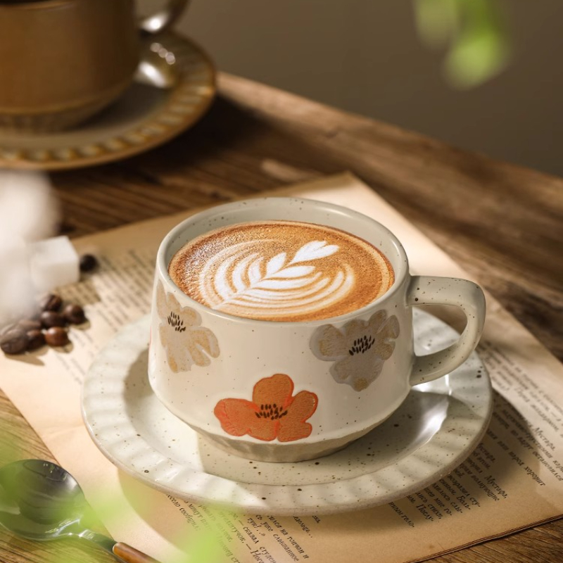 Retro Ceramic Cup Coarse Potte - огляд і ціна Tea Coffee Pot Set
