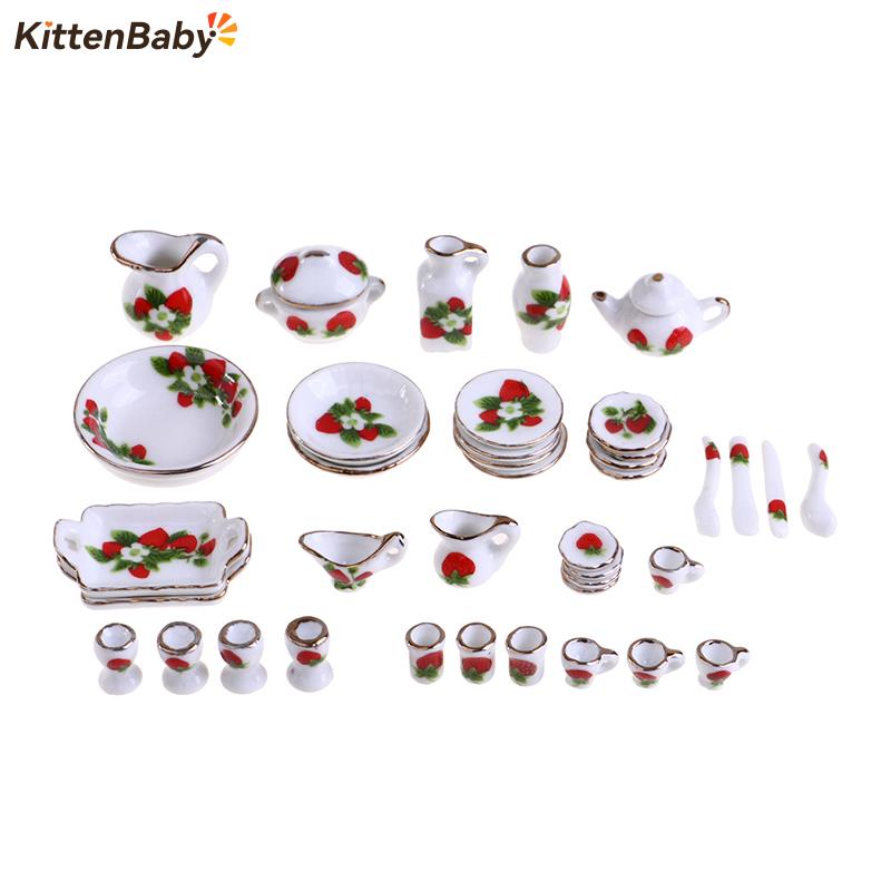 1 Set 1:12 Miniature Doll Hous - огляд і ціна Tea Coffee Pot Set