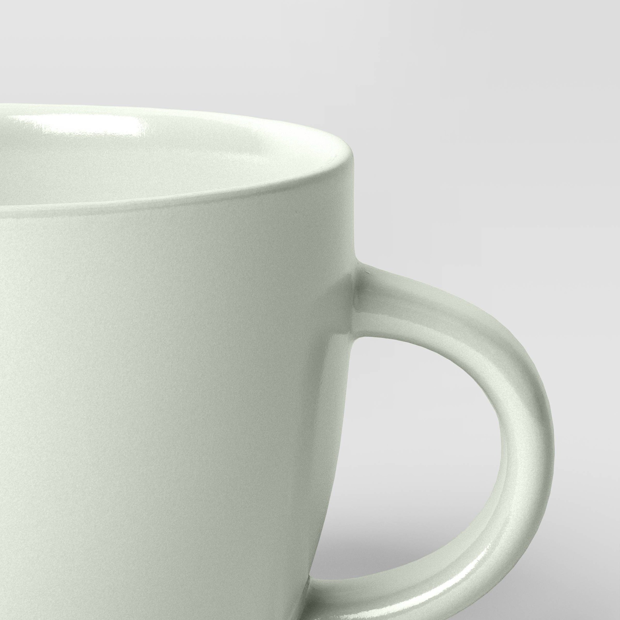 16oz Light Green Stoneware Ave - огляд і ціна Coffee Tea Green
