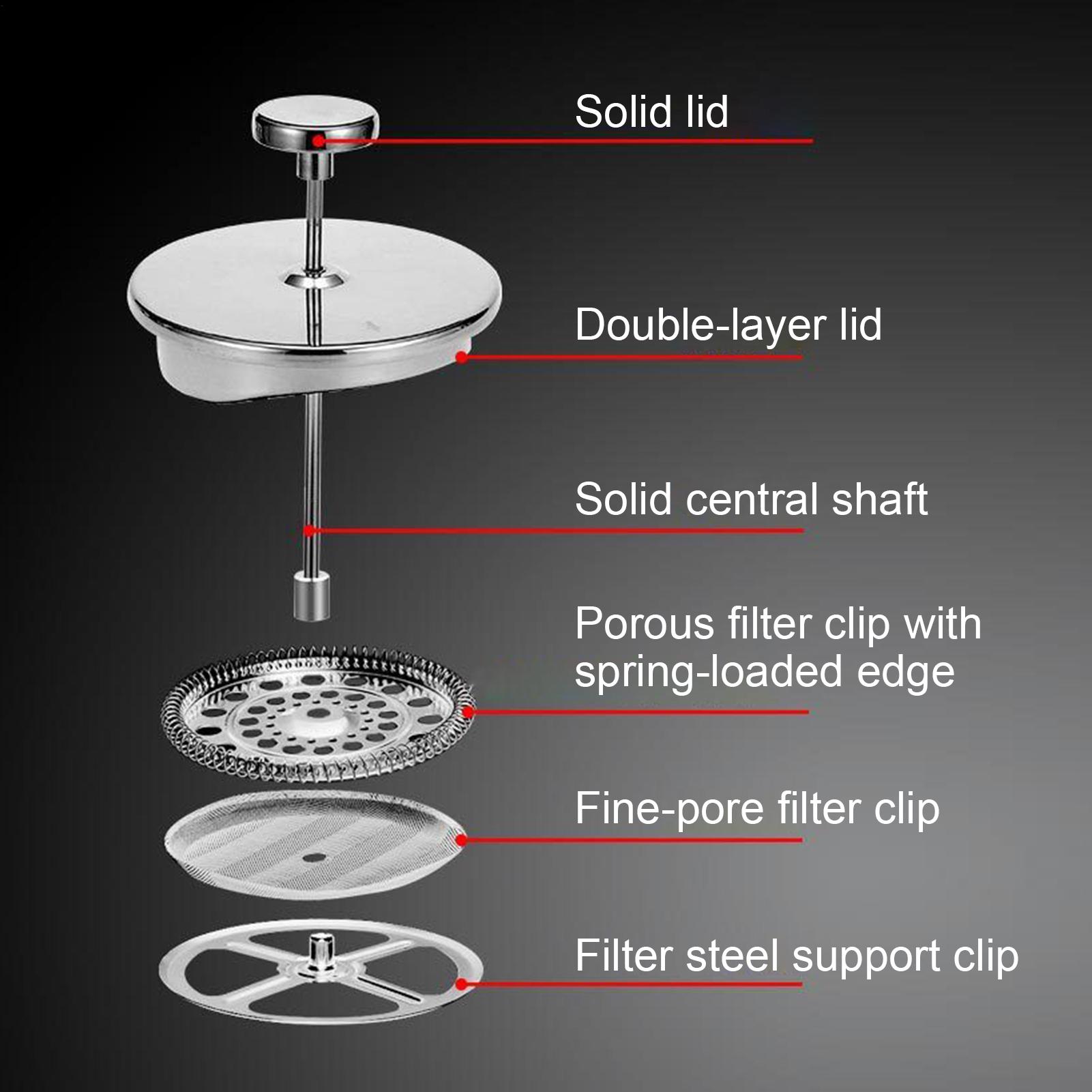 Coffee Maker Press Pot Non-Sli - огляд і ціна Coffee Tea Brew