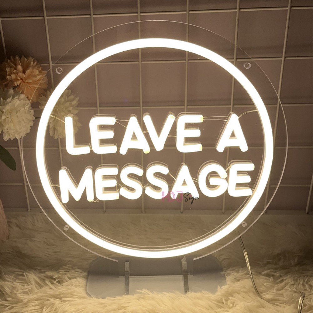 Leave A Message LED Neon Light - огляд і ціна Coffee Tea Neon Sign