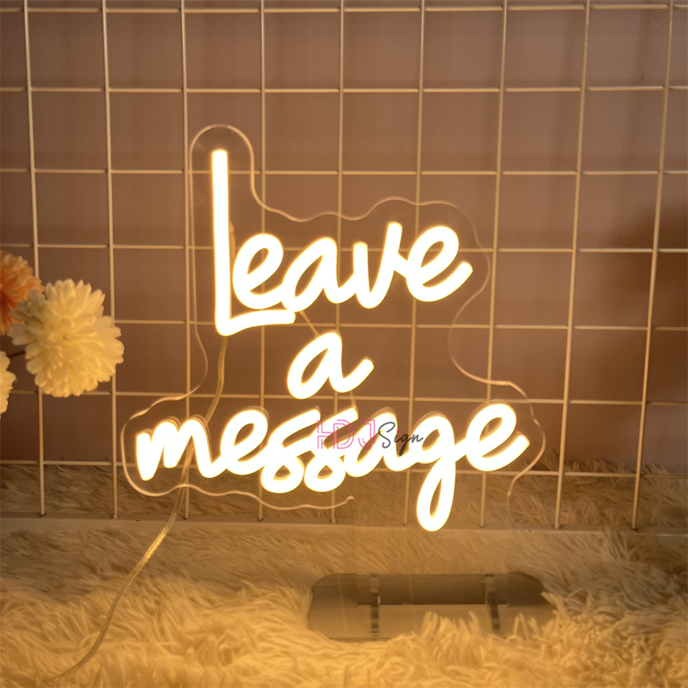 Leave A Message LED Neon Light - огляд і ціна Coffee Tea Neon Sign