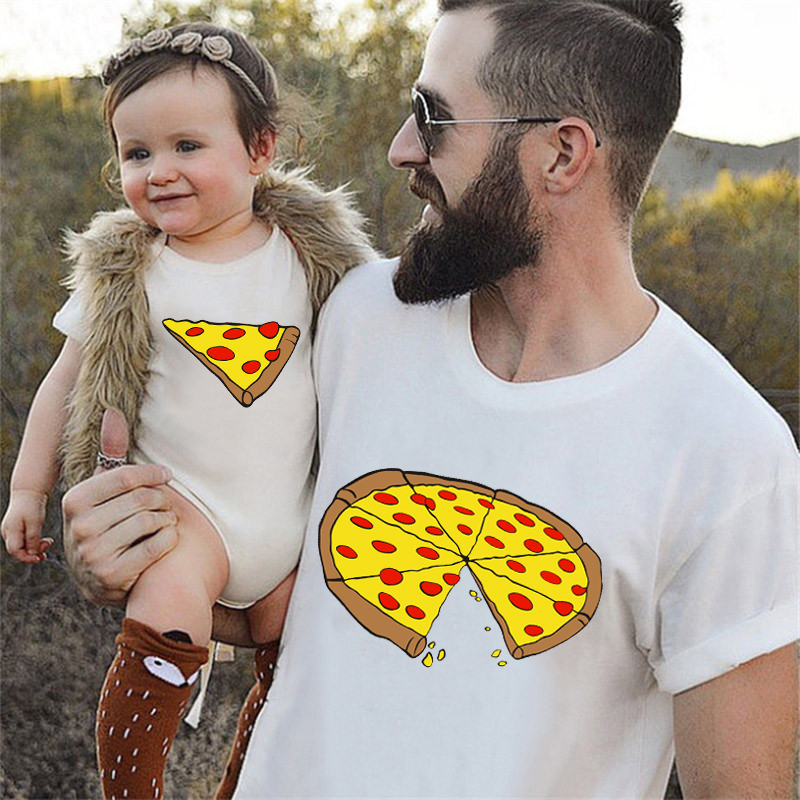 Funny Pizza Print Father Mothe - огляд і ціна Coffee Tea Or Me