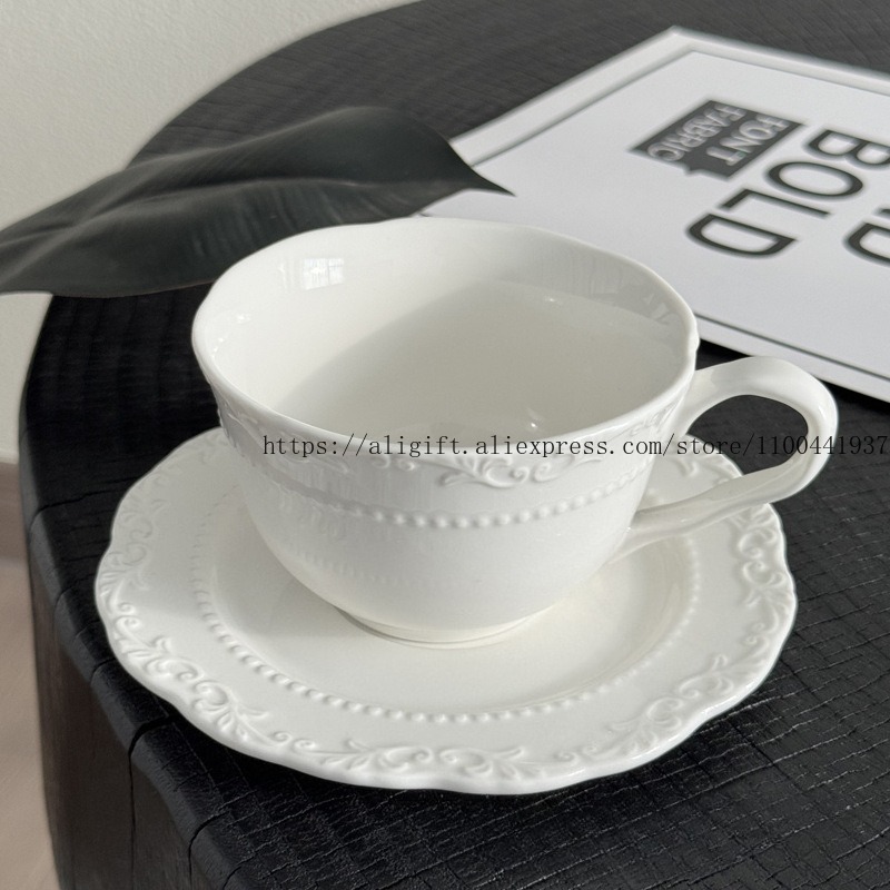 French Light Luxury Embossed F - огляд і ціна Tea Coffee Pot Set