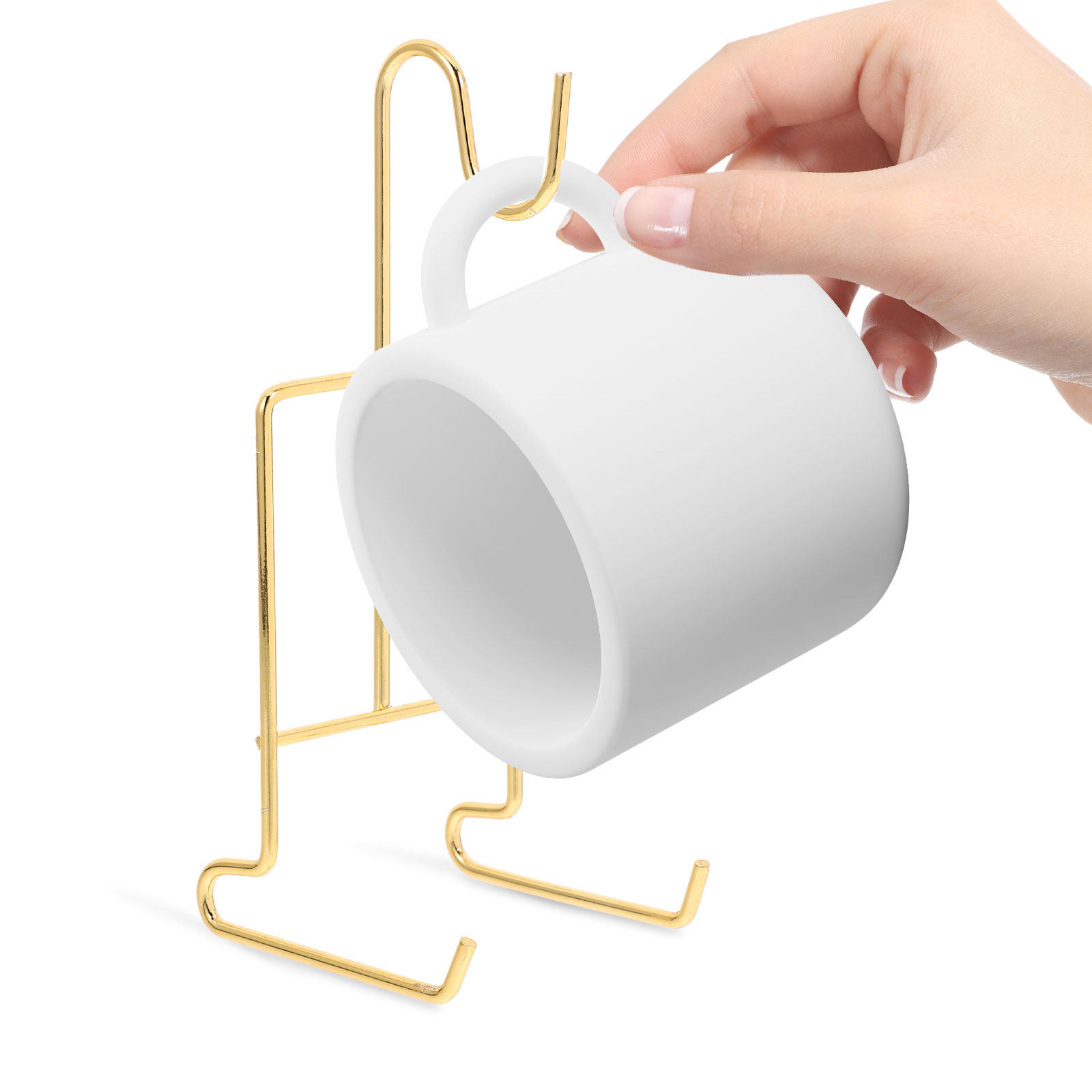 6Pcs Tea Cup Display Stand Met - огляд і ціна Mug Tea Coffee