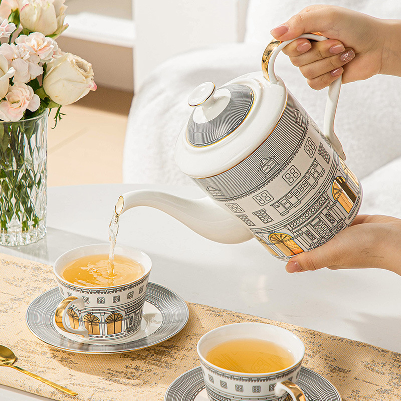 Architectural Cup and Saucer C - огляд і ціна Tea Coffee Pot Set